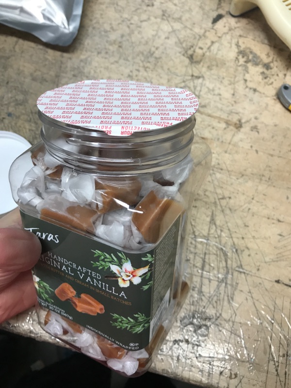 Photo 2 of **FACTORY SEALED/ONLY THE VANILLATara's All Natural Handcrafted Gourmet Original Madagascar Vanilla Caramel, 20 Ounce & All Natural Handcrafted Gourmet Sea Salt Caramel: Small Batch, Kettle Cooked - 20 Ounce Vanilla + Sea Salt Caramel Expiration Date: 11/