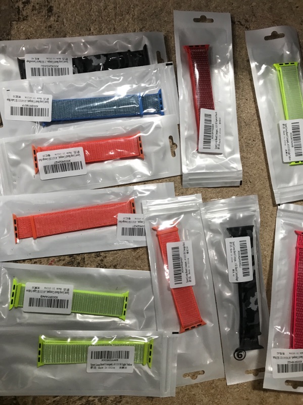 Photo 1 of 11 pack assorted apple watch band bundle *assorted sizes and colors*