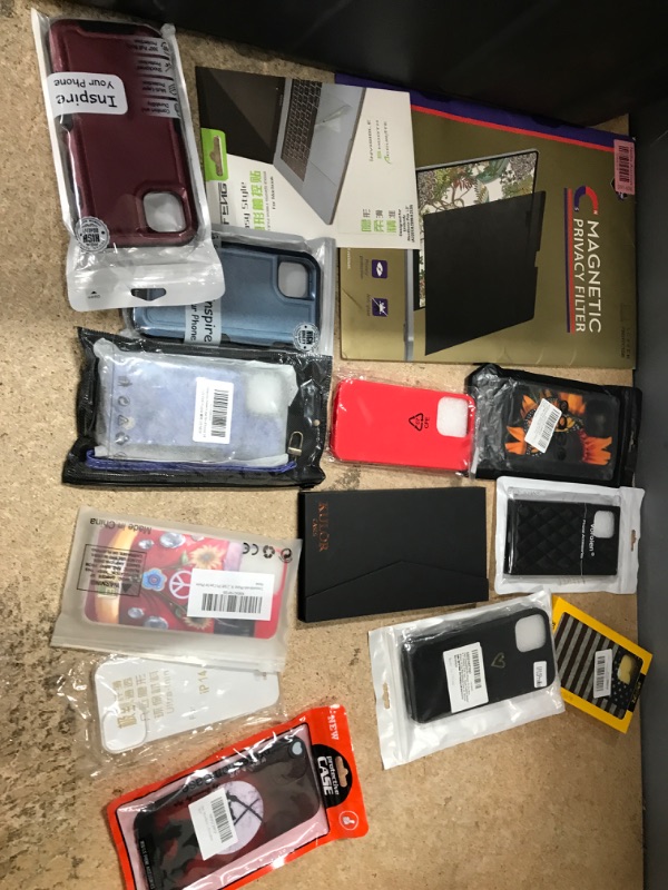 Photo 1 of 14 pack assorted Macbook and Iphone case bundle 