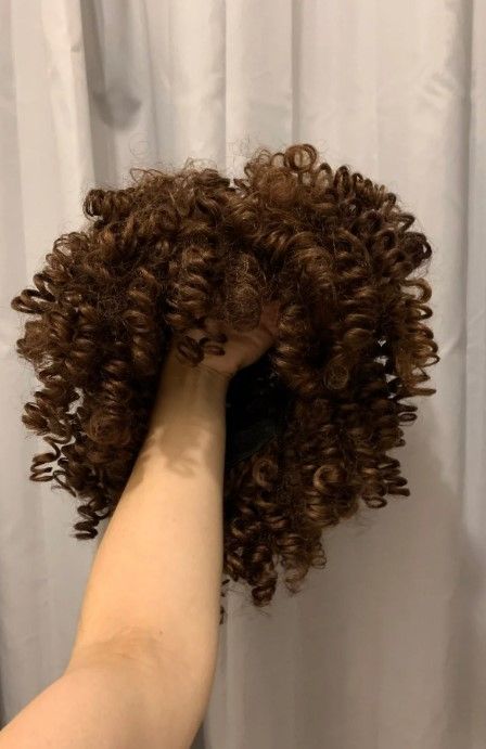 Photo 1 of galinas beauty curly brown wig