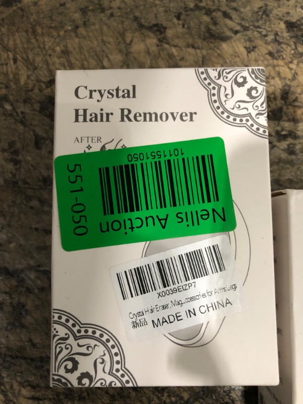 Photo 1 of Crystal Hair Eraser, Magic Hair Eraser Crystal Hair Remover for Women and Men, Painless Exfoliation Crystal Hair Removal Tool Crystal Hair Accessories for Arms Legs Skyblue