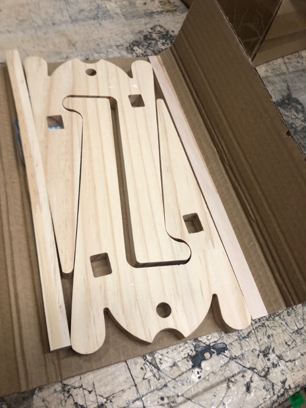 Photo 1 of Nacterra Wooden Laptop Stand, Ergonomic Laptop Riser and Cooler for Desk, iPad Stand and Tablet Stand, Easy-to-Assemble, Portable, and Sturdy, Made from Natural Wood, 26.5 x 20.5 cm