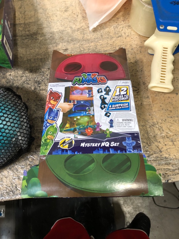 Photo 1 of Just Play PJ Masks Night Time Micros Mystery HQ Box Set, Collectible Hidden Mini Figures, Styles May Vary