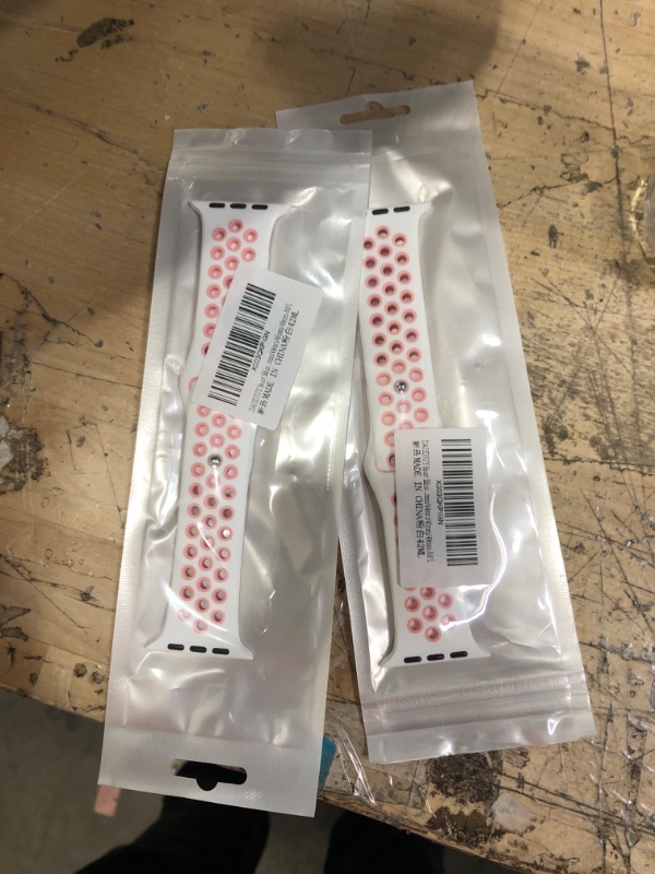 Photo 1 of DAISDJUY Sport Silicone Bands Compatible with Apple Watch Bands 38mm 40mm 41mm 42mm 44mm 45mm 49mm iWatch Series 8 7 6 SE 5 4 3 2 1 Strap Women Men Bracelet