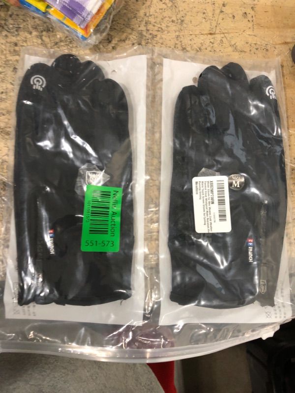 Photo 1 of GORELOX Winter Gloves for Men Women,Cold Weather Thermal Glove Windproof Water Resistant,Keep Warm Touch Screen Gloves for Cycling Running Driving black Small
