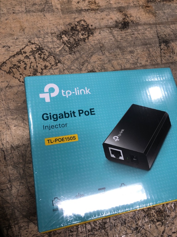Photo 1 of TP-LINK TL-POE150S POE SPLITTER ADAPTER PLASTIC CASE PLUG AND PLAY