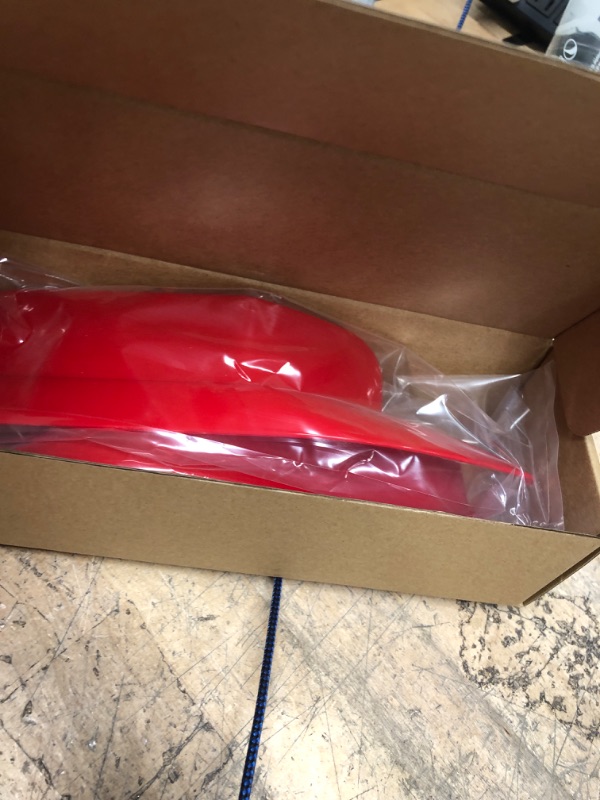 Photo 1 of RERPRO Mirror Rain Visor Guard Protector Cover Trim for Ford Bronco 2 Door 4 Door 2021 2022 Rear View Side Mirror Rain Eyebrow External Decoration Accessories, 1 Pair Red