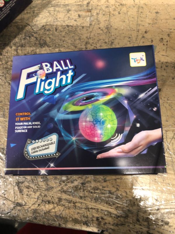 Photo 1 of Flying Toy Ball Infrared Induction RC Flying Toy Built-in LED Light Disco Helicopter Shining Colorful Flying Drone Indoor and Outdoor Games Toys for 3 4 5 6 7 8 9 10 Year Old Boys and Girls