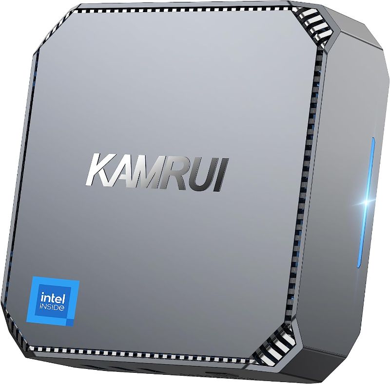 Photo 1 of KAMRUI AK2 Plus Mini PC, Intel 12th Gen Alder Lake- N100(up to 3.4GHz) Mini Tower Computer, 16GB DDR4 RAM 500GB SSD Mini Computer Windows 11 Support 4K HD/WiFi 5/BT4.2/Gigabit Ethernet for Home/Office
