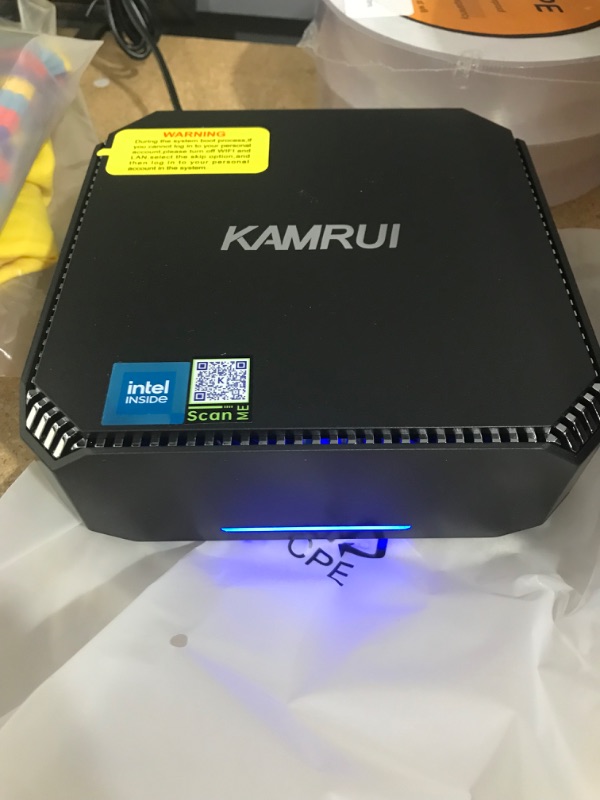 Photo 2 of KAMRUI AK2 Plus Mini PC, Intel 12th Gen Alder Lake- N100(up to 3.4GHz) Mini Tower Computer, 16GB DDR4 RAM 500GB SSD Mini Computer Windows 11 Support 4K HD/WiFi 5/BT4.2/Gigabit Ethernet for Home/Office
