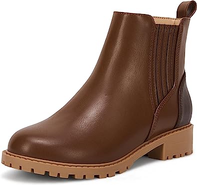 Photo 1 of Ermonn Girls Ankle Boots Non-Slip Lug Sole Side Zipper Fashion Chelsea Winter Booties(Toddler/Little Kid/Big Kid) SIZE 2
