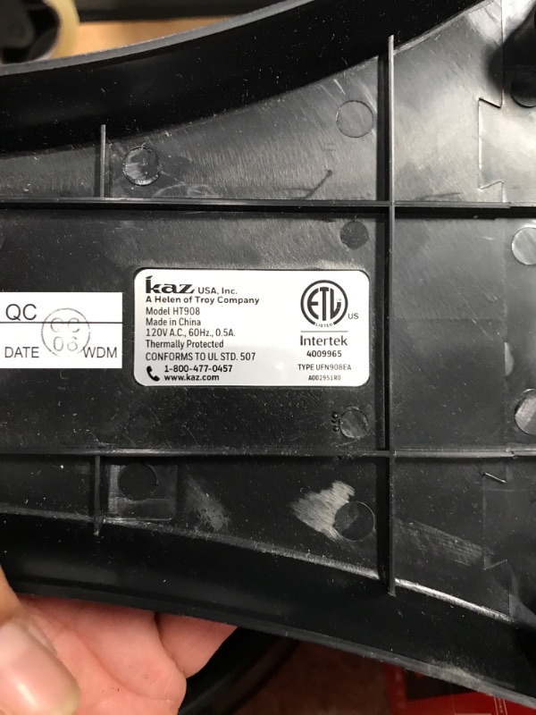 Photo 1 of 12 in. 3 Speed Whole Room Circulator Floor Fan