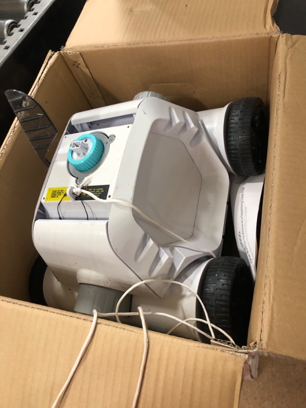 Photo 2 of * item used and dirty * powers on * unable to test further *
Ofuzzi Cyber 1000 Cordless Robotic Pool Cleaner, Max.95 Mins Runtime, 2.5H Fast Charge