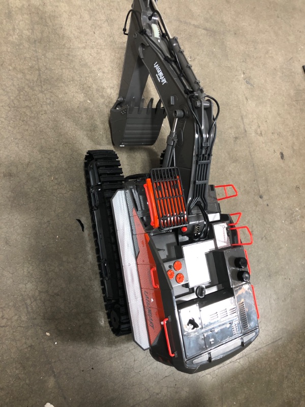 Photo 2 of (PARTS ONLY)LAEGENDARY RC Excavator - Remote Control Excavator - Electric, Hobby-Grade Construction Vehicles - 1:14 Scale, Black - Red