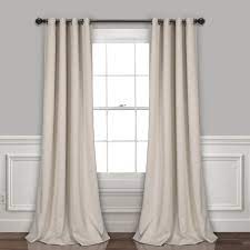 Photo 1 of 2 PIECE*******Lush Decor Insulated Grommet Blackout Curtains Panel Pair, 52"W x 95"L, Wheat