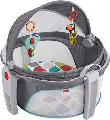 Photo 1 of Fisher-Price Portable Bassinet And Play Space On-The-Go Baby Dome With Developmental Toys And Canopy, Color Climbers