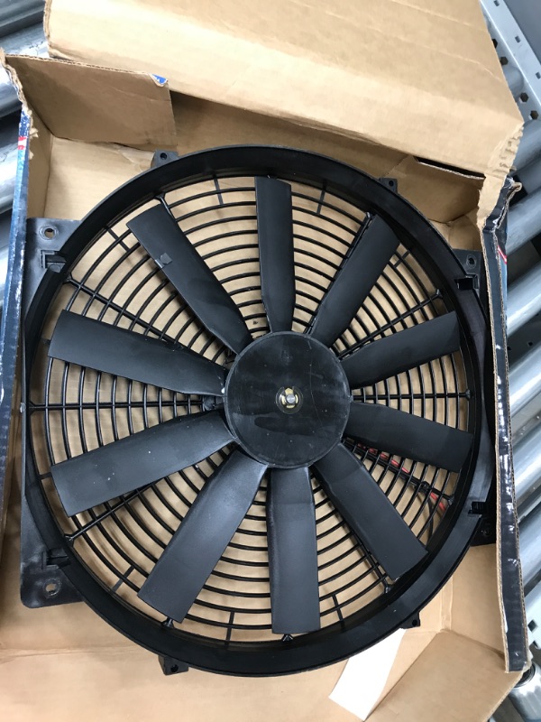 Photo 2 of Flex-a-lite 118 Black 16" LoBoy Electric Fan (puller)