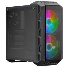 Photo 1 of Cooler Master MasterCase H500 ARGB Airflow ATX Mid-Tower, Mesh or Transparent Front Panel Option, Dual 200mm Customizable ARGB Fans, and Tempered Glass (MCM-H500-IGNN-S01)