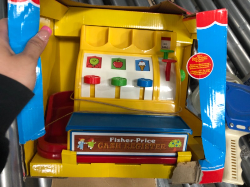 Photo 3 of Basic Fun Fisher-Price Classic Toys - Retro Cash Register - Great Pre-School Gift for Girls and Boys, 1 ea (2073)
