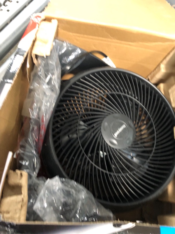 Photo 3 of 12 in. 3 Speed Whole Room Circulator Floor Fan