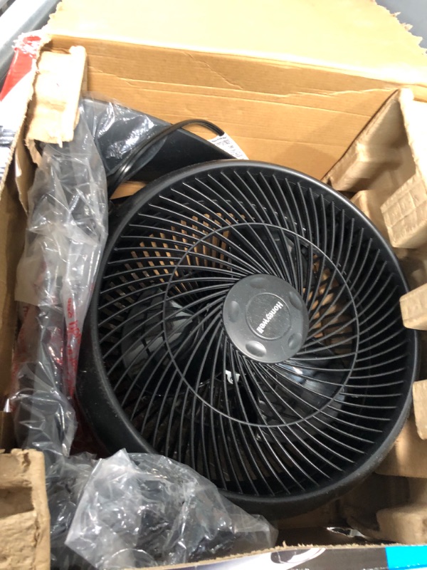 Photo 5 of 12 in. 3 Speed Whole Room Circulator Floor Fan