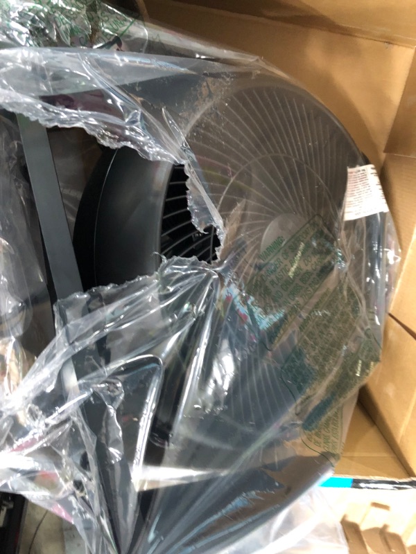 Photo 5 of 12 in. 3 Speed Whole Room Circulator Floor Fan