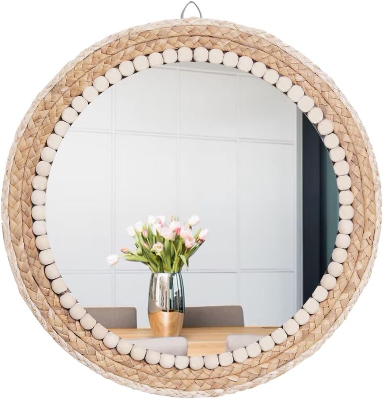 Photo 2 of 15 Inch Rattan Mirror