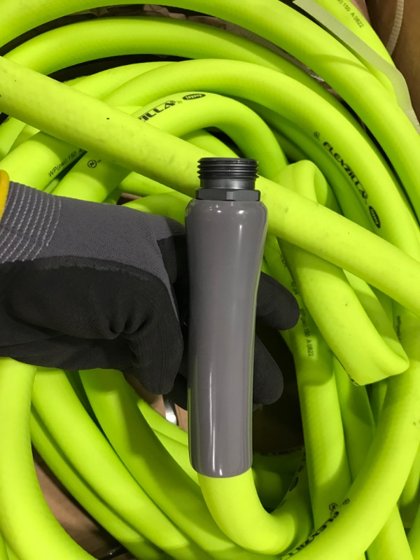 Photo 3 of ** USED ** Flexzilla Garden Hose 5/8 in. x 50 ft, Heavy Duty, Lightweight, Drinking Water Safe, ZillaGreen - HFZG550YW-E
