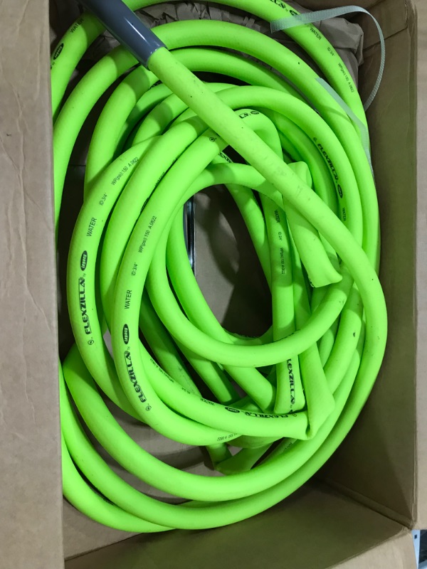 Photo 4 of ** USED ** Flexzilla Garden Hose 5/8 in. x 50 ft, Heavy Duty, Lightweight, Drinking Water Safe, ZillaGreen - HFZG550YW-E
