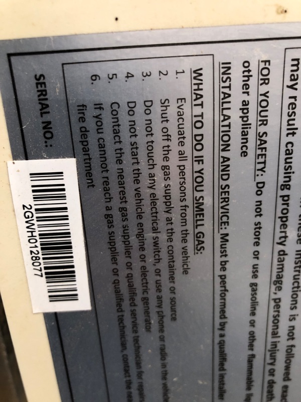 Photo 3 of *UNABLE TO TEST* Girard Tankless RV Water Heater, 12V Power, 42,000 BTUs, Quiet Operation, Onboard Microprocessor, Digital User Control Panel, Freeze Protection, Easy Installation - 2022107534
