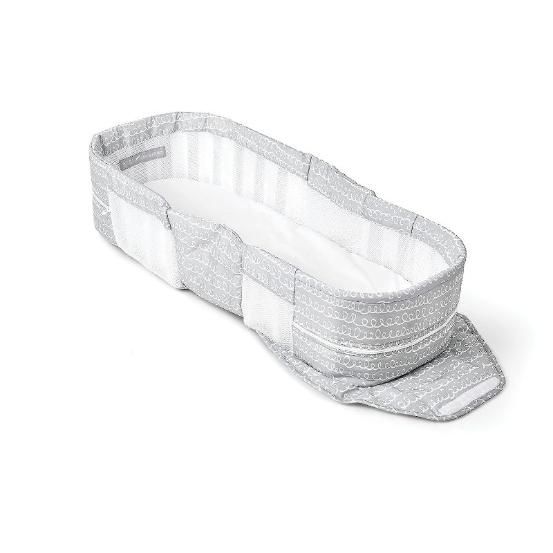 Photo 1 of Baby Delight Snuggle Nest Portable Infant Lounger | Unique Patented Design | GREY SCRIBBLES
