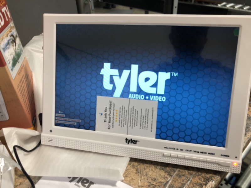 Photo 4 of **BRAND NEW** Tyler 13.3” Portable TV LCD Monitor 1080P Rechargeable Lithium Battery Operated, 3 Antenna, HDMI, SD, USB, RCA, FM Radio, Digital Tuner, AV Inputs, AC/DC, TV Stand & Remote Control For Kids Car Travel
