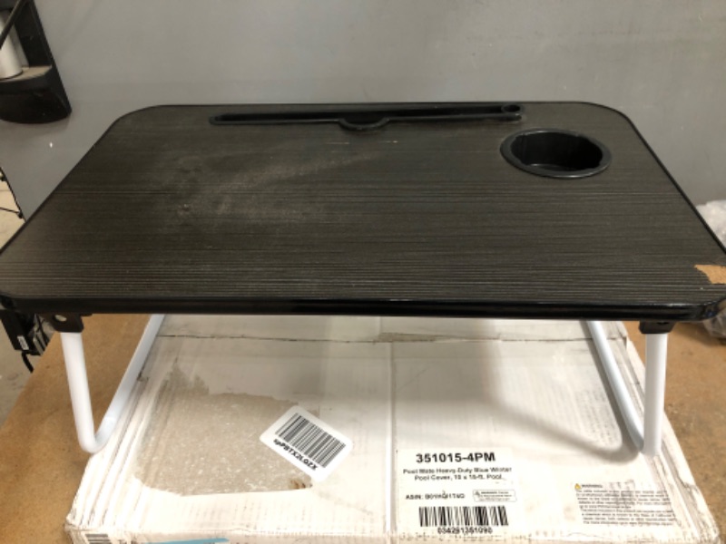 Photo 1 of *MINOR SCUFF* Wood Portable Laptop Table  (Finish Color - black)