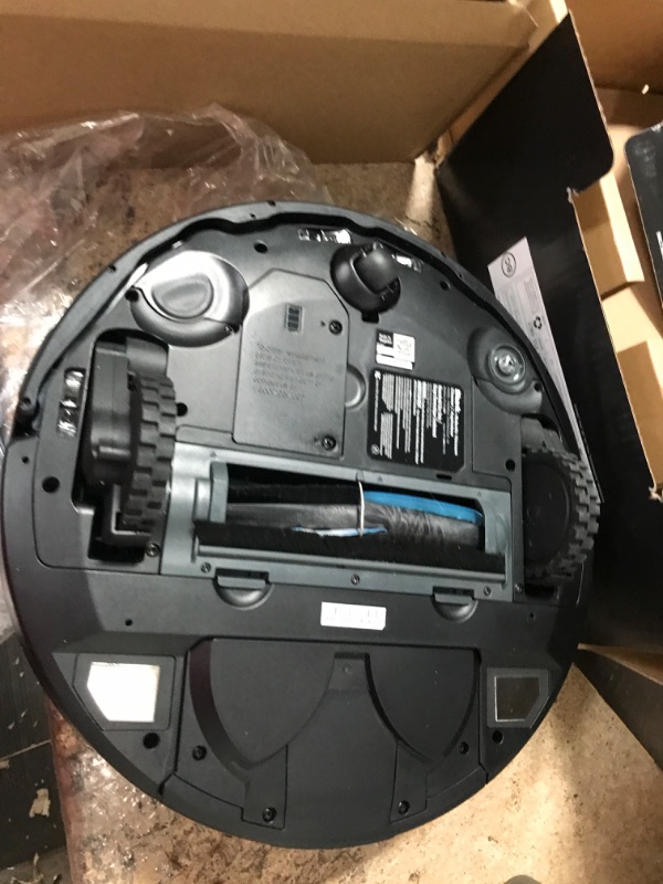 Photo 6 of Shark RV2310AE Matrix Self-Emptying Robot Vacuum with Bagless, 45-Day Capacity, Self-Cleaning Brushroll for Pet Hair, No Spots Missed on Carpets & Hard Floors, Precision Home Mapping, Wi-Fi, Black