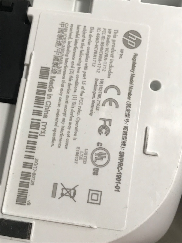 Photo 4 of used item
HP DeskJet 2755 Wireless All-in-One Printer, Mobile Print, Scan & Copy, HP Instant Ink Ready, Works with Alexa (3XV17A)
