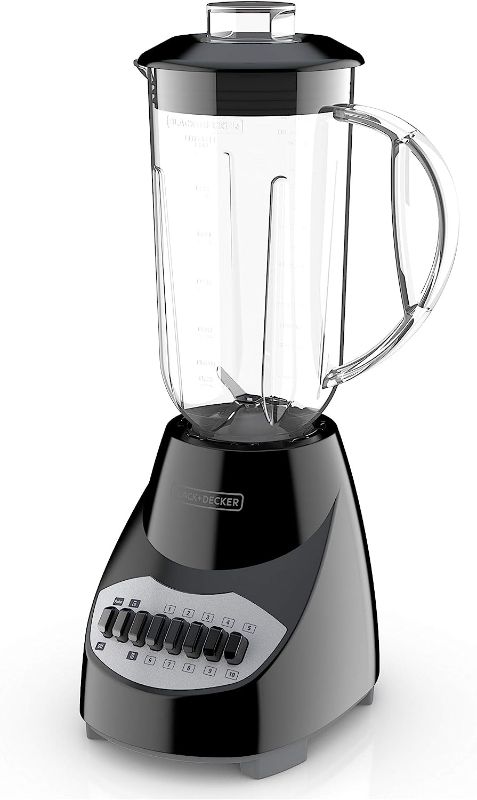 Photo 1 of BLACK+DECKER Crush Master 10-Speed Blender, Black, BL2010BP
