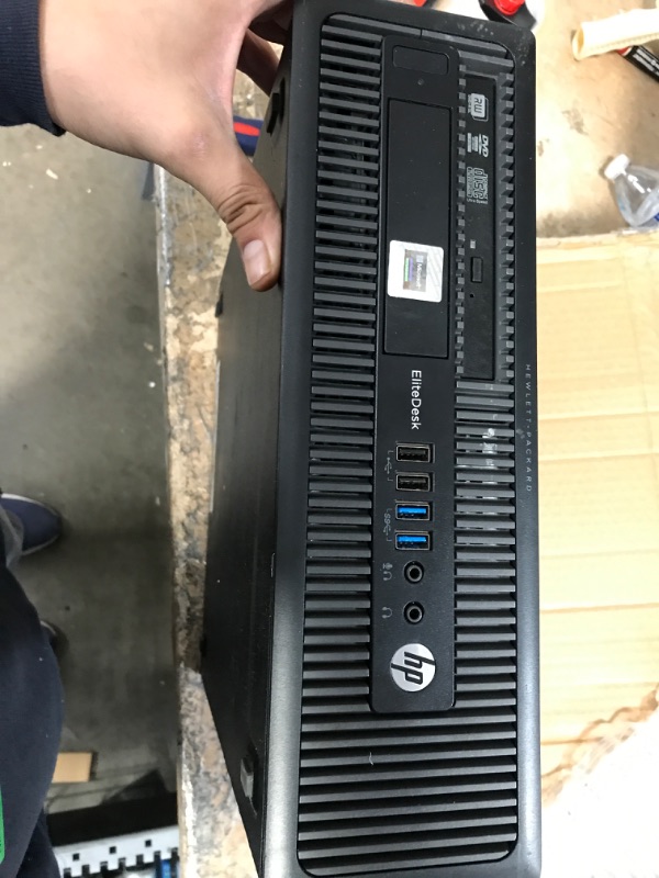 Photo 3 of HP EliteDesk 800 G1 USFF Desktop PC - Intel Core i5-4570S 2.9GHz 8GB 500GB HDD DVDRW Windows 10 Professional