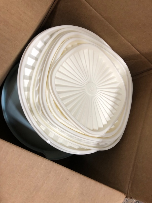 Photo 2 of Tupperware Heritage Collection 10 Piece Food Storage Container Set in Vintage Colors - Dishwasher Safe & BPA Free - (5 Bowls + 5 Lids) 10 piece set