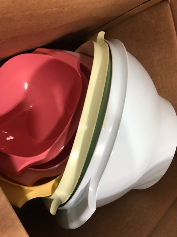 Photo 3 of Tupperware Heritage Collection 10 Piece Food Storage Container Set in Vintage Colors - Dishwasher Safe & BPA Free - (5 Bowls + 5 Lids) 10 piece set