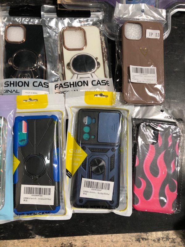 Photo 2 of 10 PACK OF MISCELLANEOUS IPHONE AND ANDROID PHONE CASES 