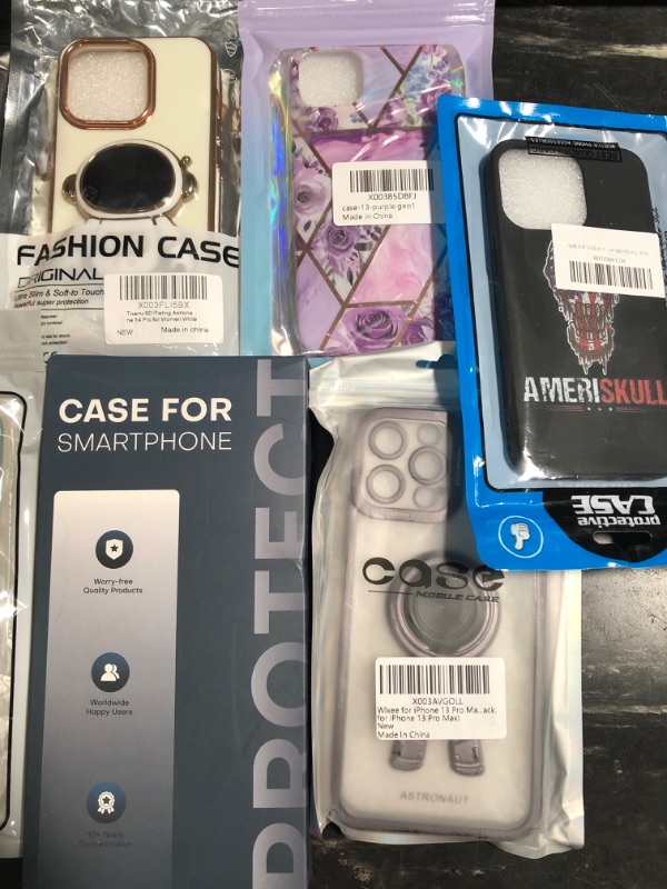 Photo 2 of 7 PACK OF MISCELLANEOUS IPHONE AND ANDROID PHONE CASES 