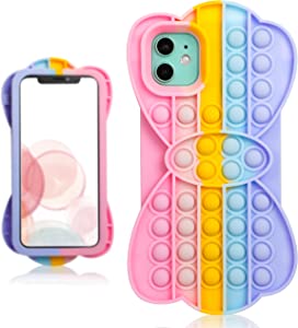 Photo 1 of oqpa for iPhone 12 Mini Case Cartoon Kawaii Funny Cute Fun Silicone Design Cover for Girls Kids Boys Teen, Fashion Cool Unique Fidget Aesthetic Pretty Bow Bubble Cases (for iPhone 12 Mini 5.4")


Moreup Pop Phone Case for iPhone 6 7 8 Plus X XS XR Max 11 