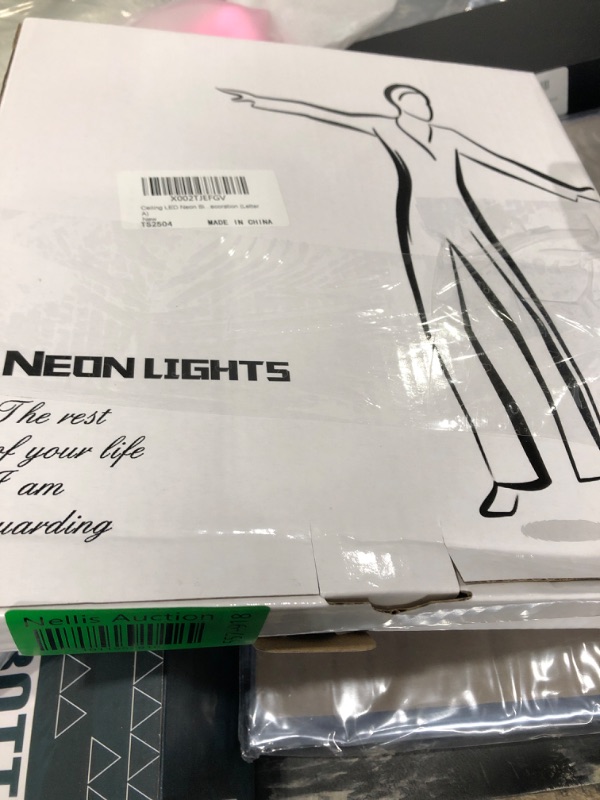 Photo 1 of 2 white neon a lights