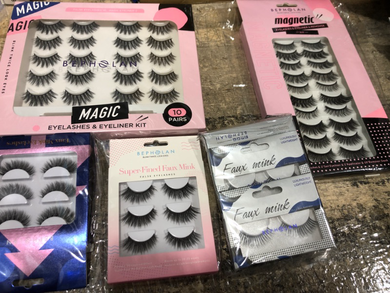 Photo 1 of 5 ITEMS, EYELASHES BUNDLE