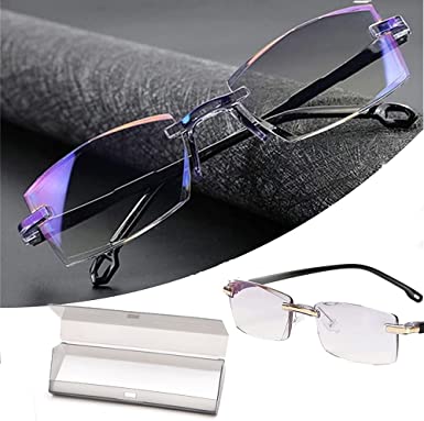 Photo 1 of New Diamond-Cut Bifocal Progressive Anti-Blue Eyewear Ultralight Reading Glasses, Progressive Bifocal Far Dual-use