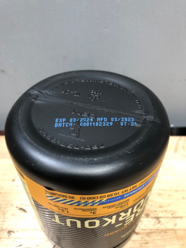 Photo 2 of 2 CONTAINERS: Optimum Nutrition Gold Standard Pre-Workout, Vitamin D for Immune Support, with Creatine, Beta-Alanine, and Caffeine for Energy, Keto Friendly, Blueberry Lemonade, 30 Servings (Packaging May Vary)