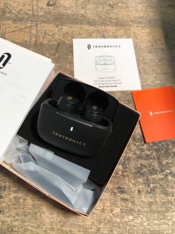 Photo 1 of Wireless Earbuds, TaoTronics Bluetooth 5.0 Headphones SoundLiberty 97 True Wireless Earphones in-Ear with Mic