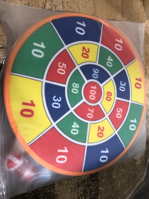 Photo 2 of DART BOARD FOR KIDS WITH 9 STICKS, OUTDOOR DART GIFT FOR BOYS AND GIRLS 