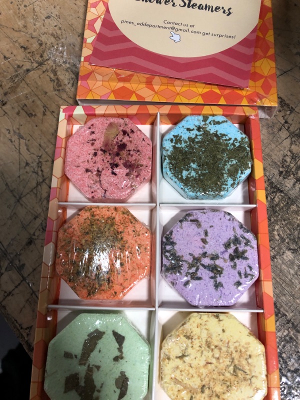 Photo 1 of Shower Steamers & Tablets Aromatherapy - Variety Pack of 6 Shower Bombs-Essential Oil.
