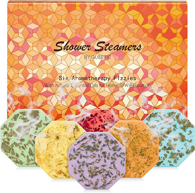 Photo 1 of Shower Steamers & Tablets Aromatherapy - Variety Pack of 6 Shower Bombs-Essential Oil.